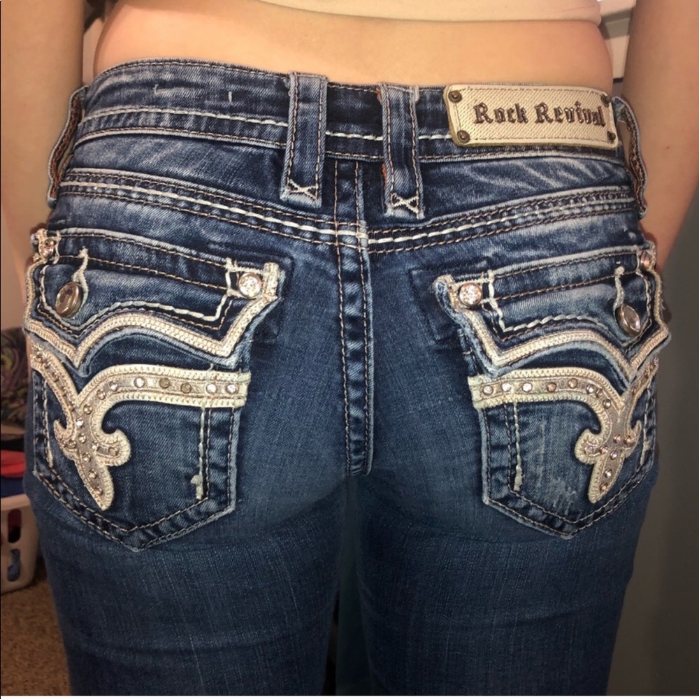 rock revival kai ankle skinny jeans